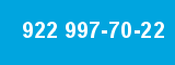 922 997-70-22